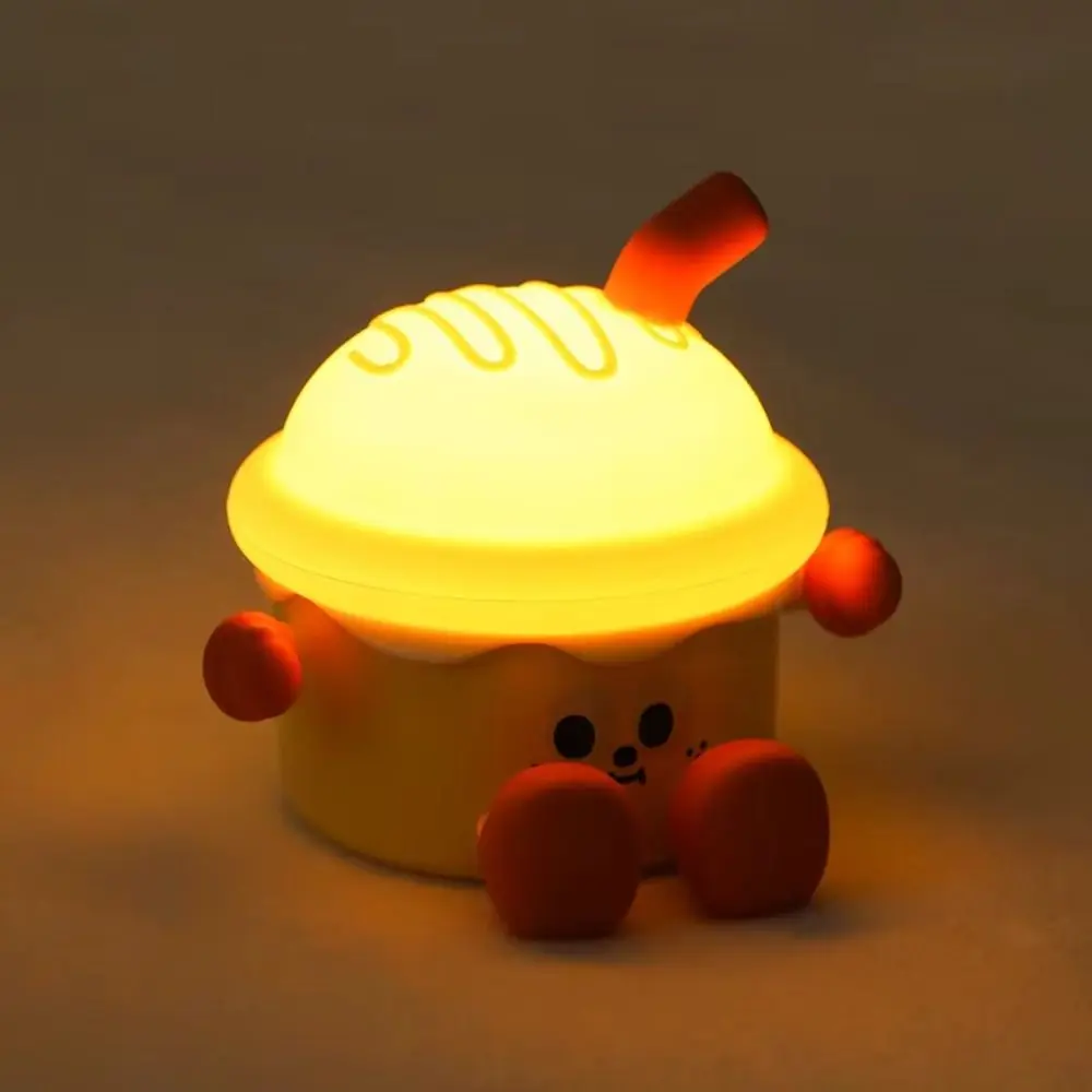 

Creative Bedside Lamp Sleep Mood Light USB Rechargeable Night Light Rechargeable Cute Ice Cream Lamp For Girlfriend