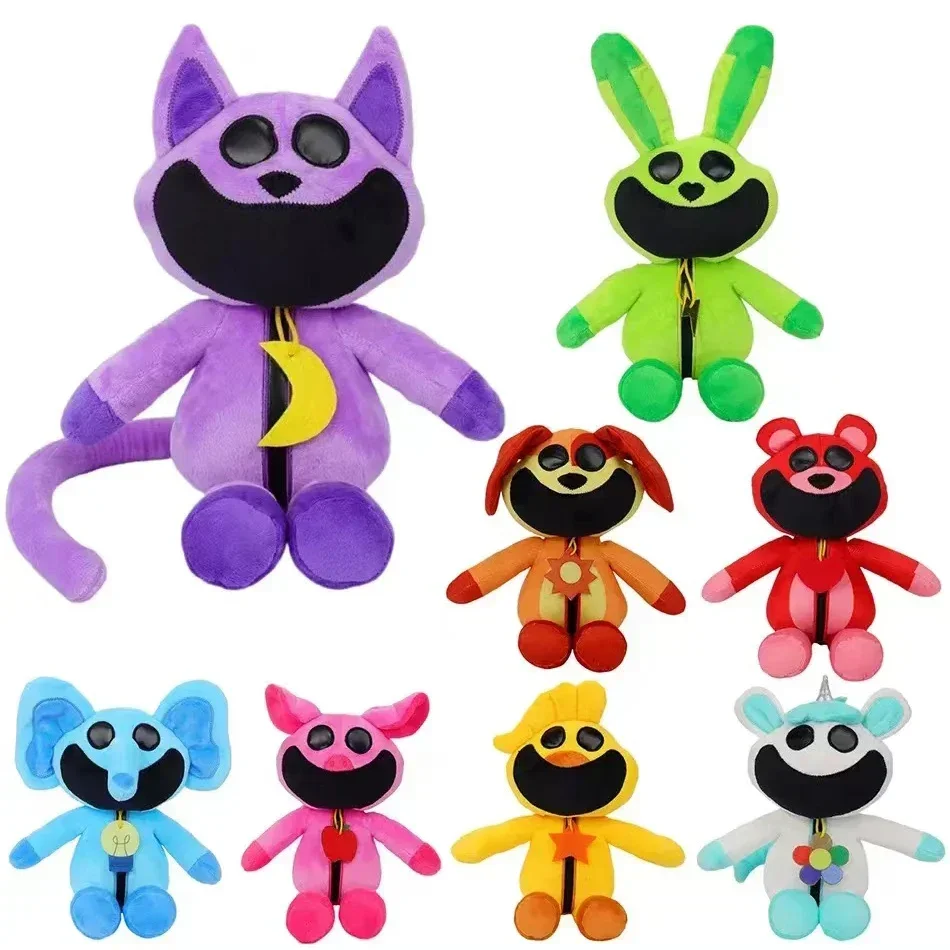 25cm Smiling Critters Plush Doll Playtime Toy Horror Game Poppy3 Cat Nap Terrifying Smiling Doll Toy Gifts for Kids