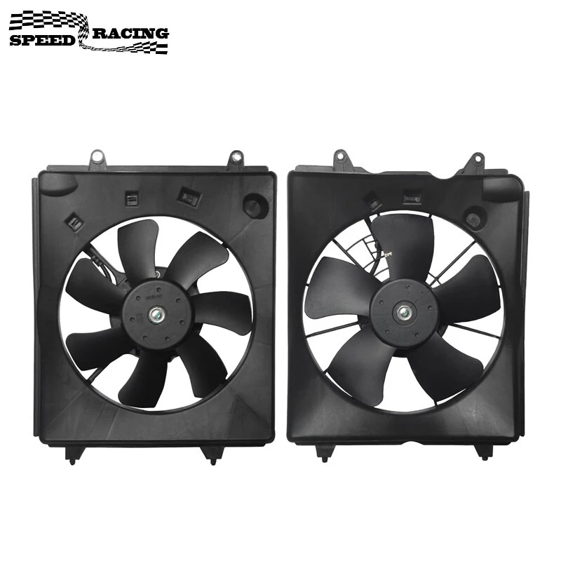 

HO3115155 19015REZA01 19020RSAG01 38616RB0003 AC Radiator Condenser Cooling Fan for 2010-2016 Honda CR-V CRV 2.4L Left+Right