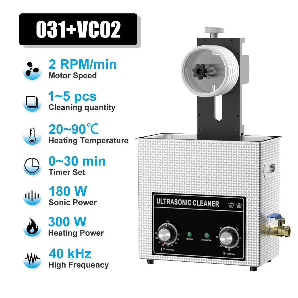 

Vinyl Record Ultrasonic Cleaner with Bracket(Set) for Cleaning EP 7 LP 12 Inch Records Label Saver Aluminum CNC Made