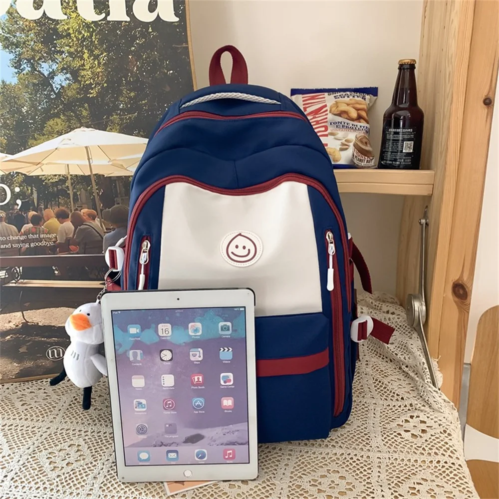 Mochila escolar Harajuku para estudiantes y niños, bolso de viaje de gran capacidad para hombres, mujeres, niñas, impermeable, un solo hombro, nuevo