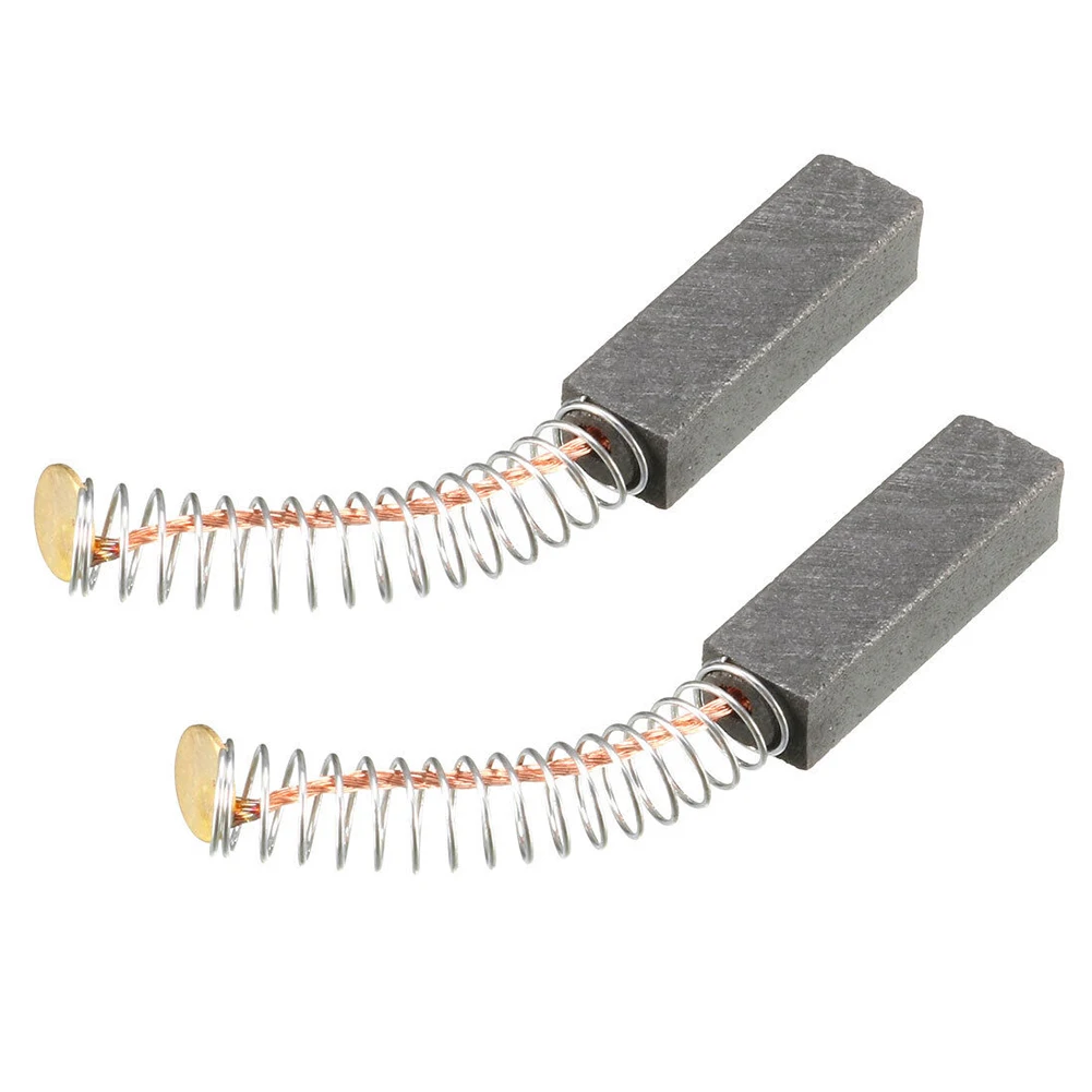 2pcs Carbon Brushes Replacement For Electric Motors Electric Motor Angle Grinder Part Power Tool Accessories 20x6x5mm