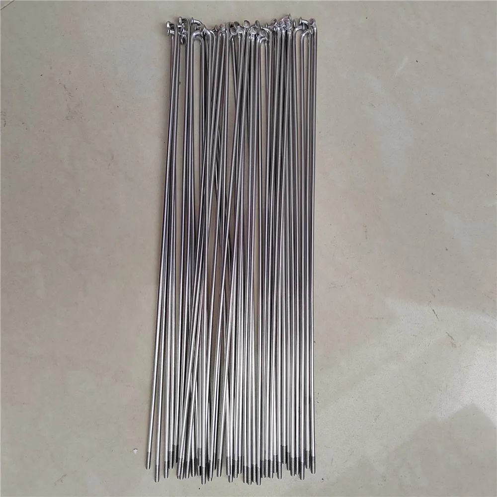 13G 2.2mm 251-305mm 40PCS/Lot Electric Bicycle Spoke Stainless Steel with Nipples for Electric Folding Mountain Bikes