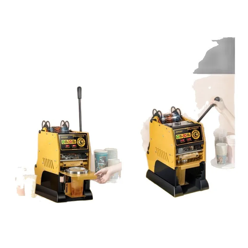 

Sealing machine Automatic cup sealing machine Semi-automatic rolling film Soy milk beverage High cup milk tea
