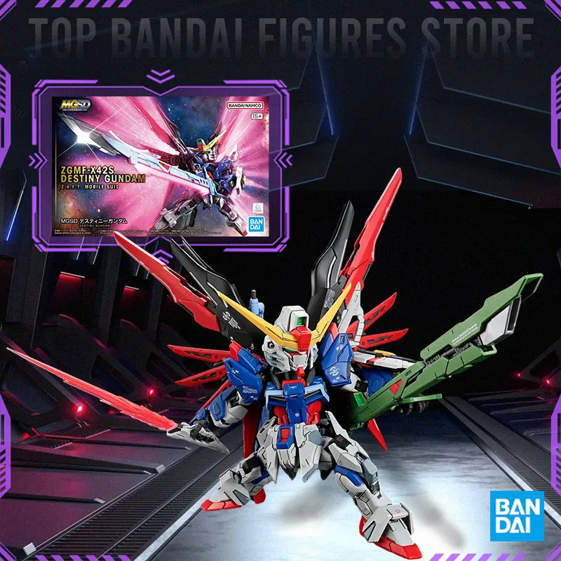 

Bandai MGSD Destiny Gundam SEED DESTINY In Stock Original Box Assemble Model Kit Anime Action Figure Collection Toygift For Fans