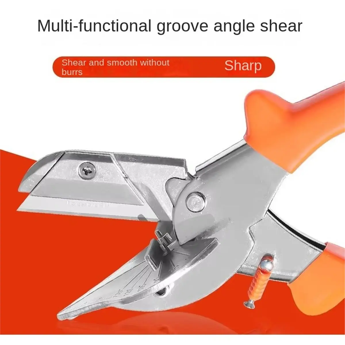 11·11COUPON Multi-Function Scissors Siding Wire Duct Cutter Angle 45-135° Multi Angle Cutting Strip Plastic Pipe Hand Tools