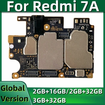 Redmi 7А için anakart, orijinal anakart PCB modülü, Snapdragon 439 işlemci