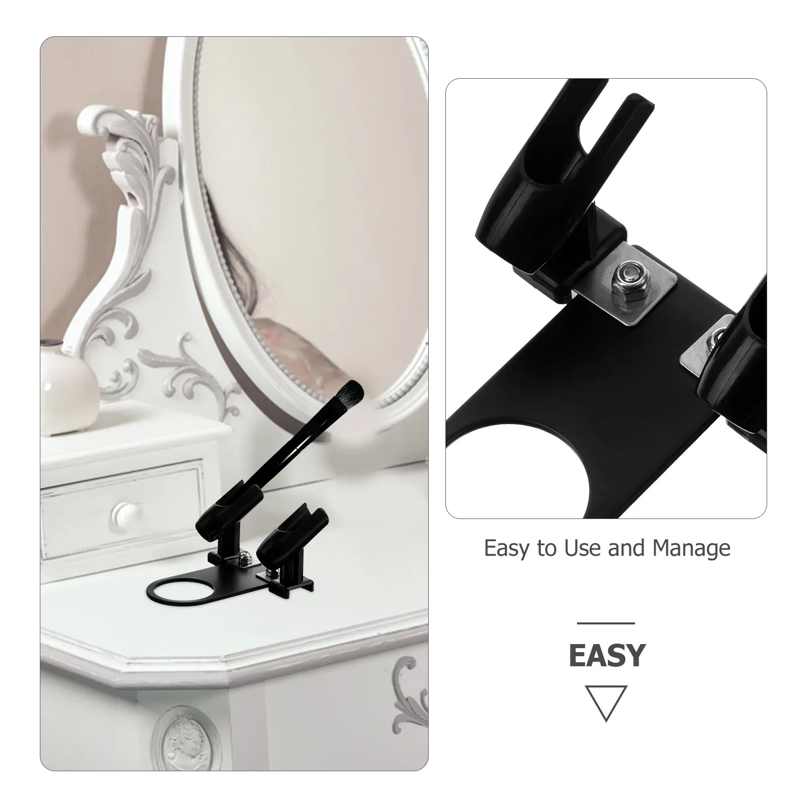 

Dual Spray Pen Holder for Airbrushes Minimalist Design Brush Holder Tool Stand Craft Spray Pen Bracket