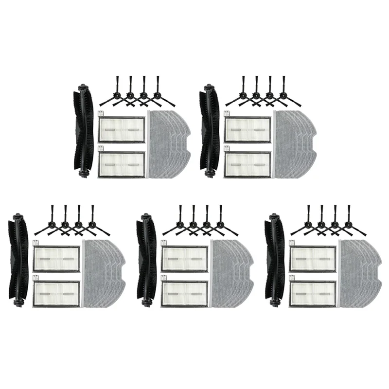 

【Gift】5 Set For EUFY X8 PRO Robot Vacuum Cleaner Accessories Robot Vacuum Cleaner Consumables