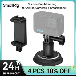 SmallRig Suction Cup Mounting Support for Action Cameras 360°Adjustable with 180° Tilt for Easy Multi-angle Shooting 4347