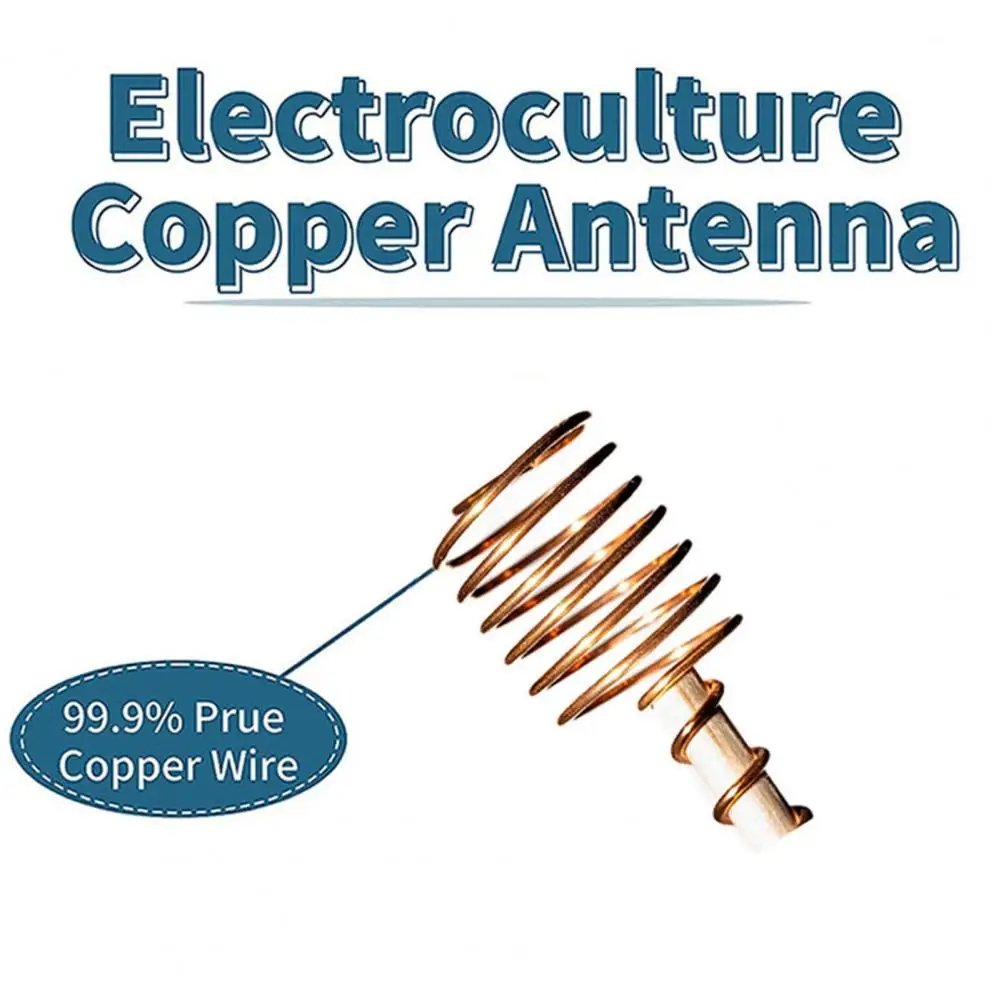 Plant Growing Accessories Easy Installation Plant Stake 6pcs Coil Plant Stakes Electroculture Gardening Antennas for Easy