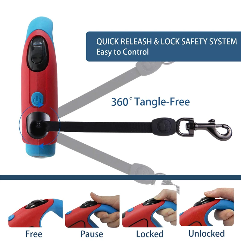 Gaya LED Dapat Ditarik Dapat Ditarik dengan Lampu LED Isi Ulang