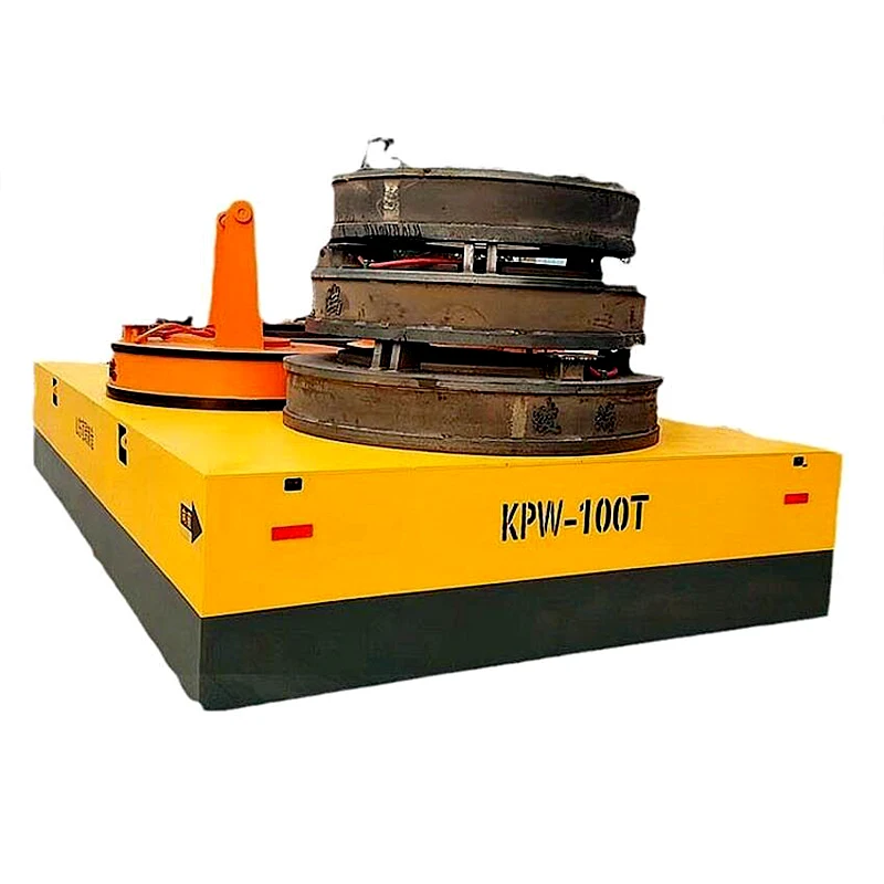 10-Ton industrial high-speed flat-panel electric trackless transfer vehicle with wireless remote control