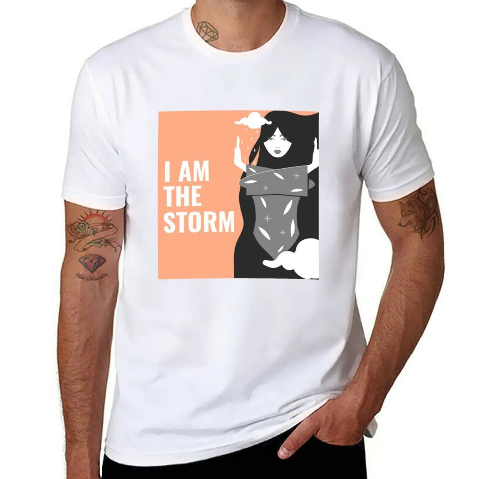 

I Am The Storm - Empower Women T-Shirt t shirt man cotton t shirts for man graphic tees T-Shirt