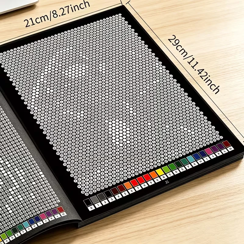 32-Page Mysterious Mosaic Coloring Book - Suitable for Enthusiasts and Adults, Featuring Pixel Art Coloring Activities with Cute Animals and Scenes - the Perfect Artistic Gift for Creative Enthusiasts