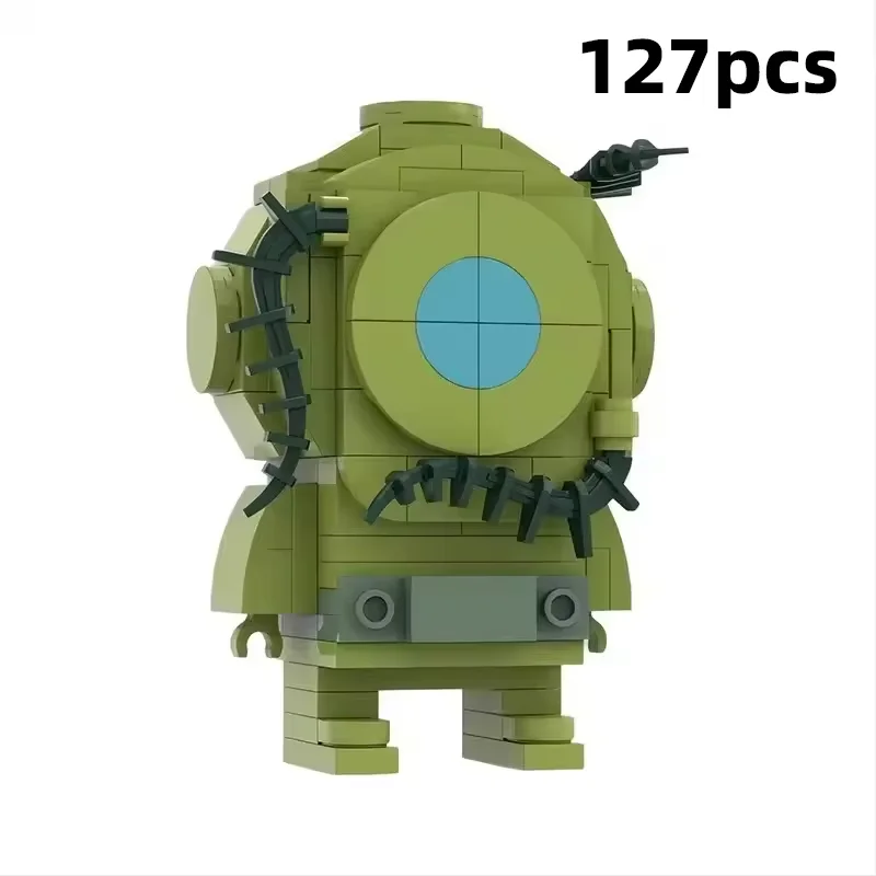 Retro Detective Dog Monster Hunter Team MOC Classic Mystery Cartoon Squad Cube Figures Building Blocks Display Adult Brick Set