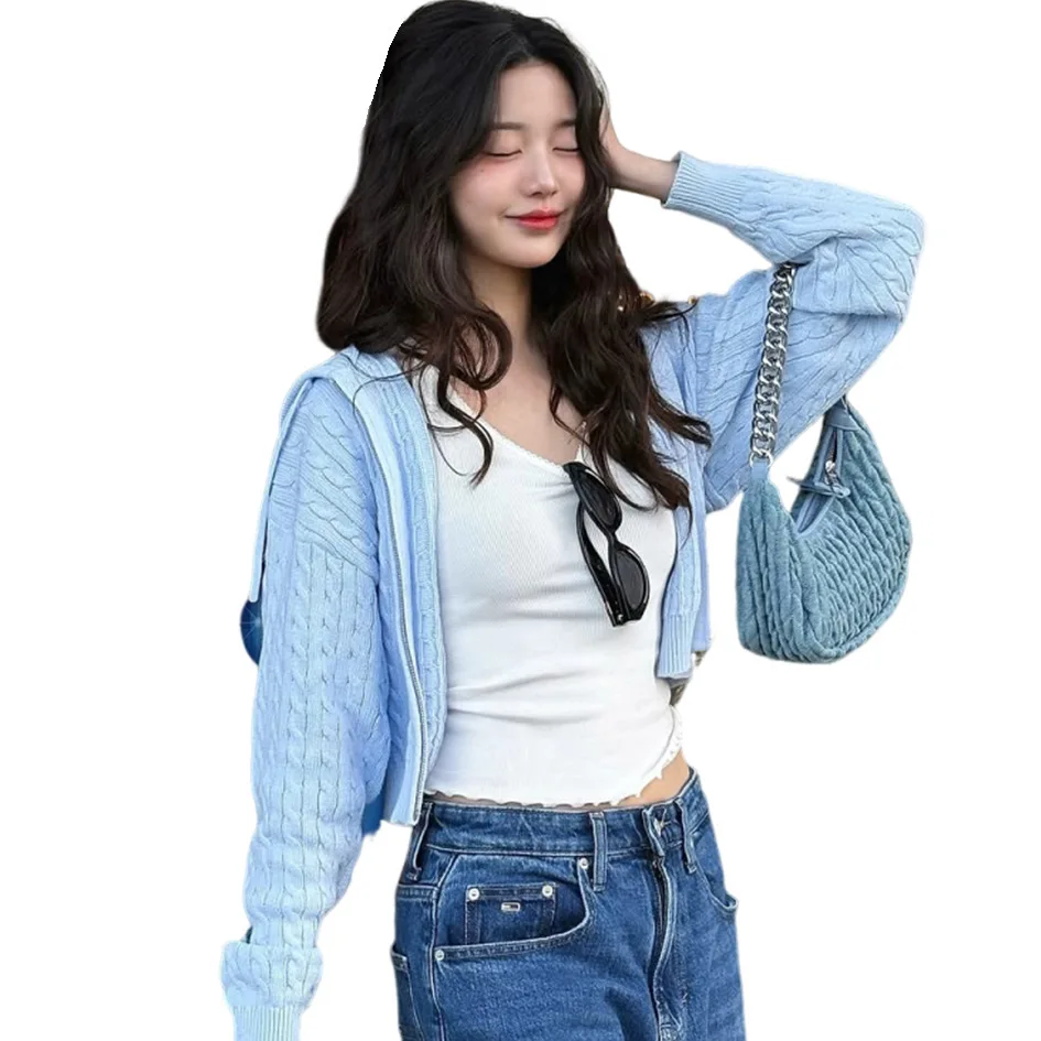 

Мода 2024, весна и лето, новинка 202, с коротким рукавом, U-образным вырезом, Pure Desire, пикантная девушка, стиль, облегающий крой, с открытой подошвой-пуповиной, сплошной цвет