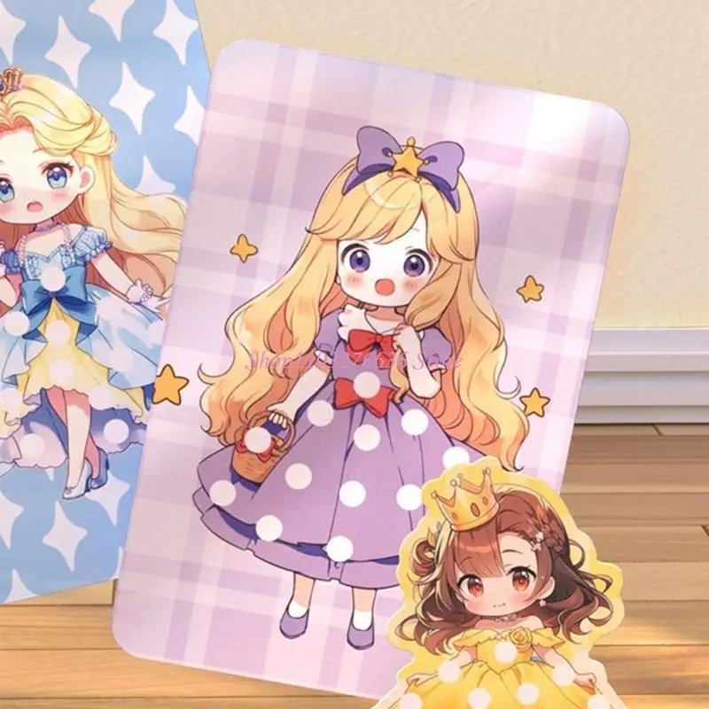 R6FD Meisjes Prinses Verkleden Porren Porren Boek Kinderen Veranderen Kleding Speelgoed