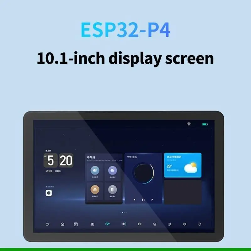 U55C High Resolution 10.1inches ESP32P4 Development Board WiFi6 Bluetooth-compatible 5 Multimedia Control