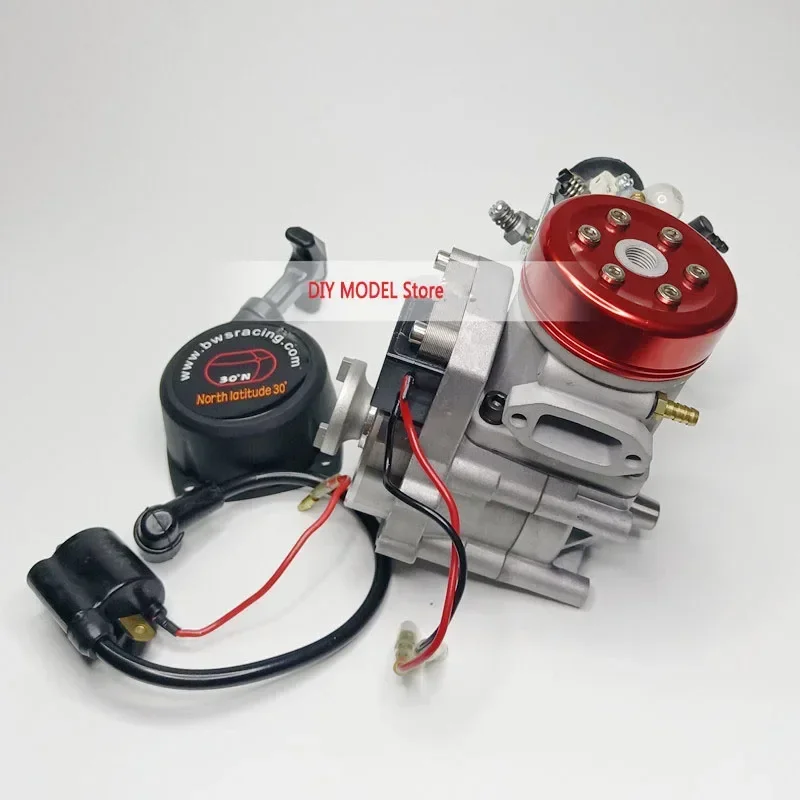 29.5cc Two-stroke Gasoline Engine Remote Control Boat Model Engine Suitable for Gasoline-powered O-boat / Model Boat Engine