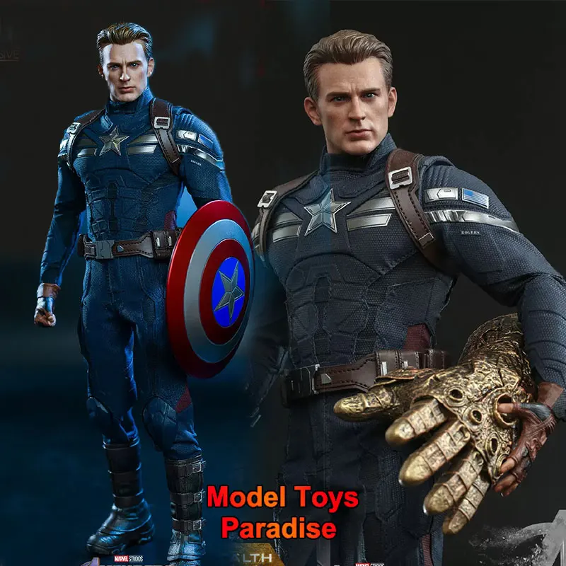 HOTTOYS HT MMS607 1/6 Collectible Toys Captain America Avengers：Endgame Men Soldier Full Set 12 Inches Action Figure Model Gifts