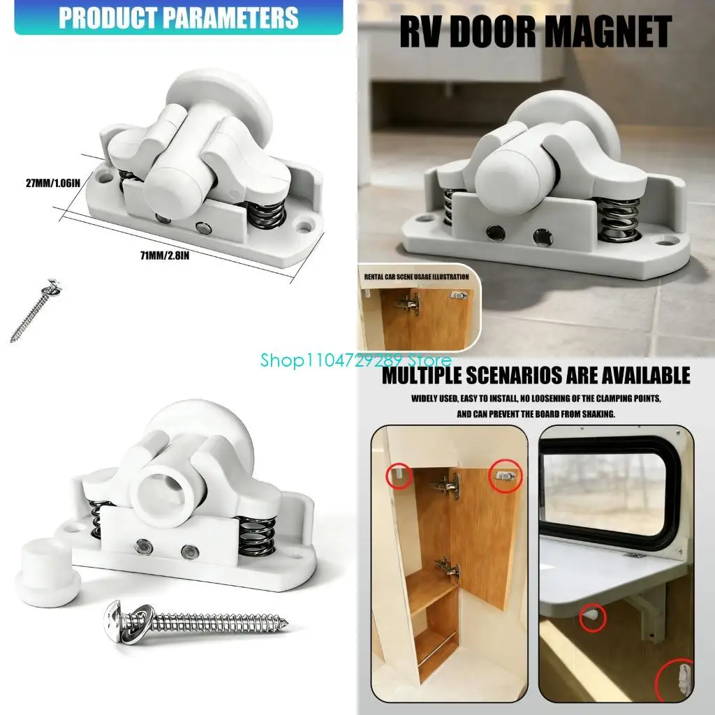 

D8KE Door Stoper Clip Easy Installation Secure Holder Clip Trailer Accessories