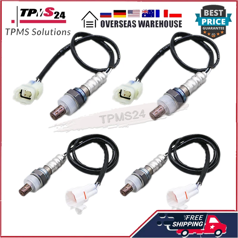 234-4084 234-4222 4pcs Upstream+Downstream Lambda O2 Oxygen Sensor For Suzuki Grand Vitara XL-7