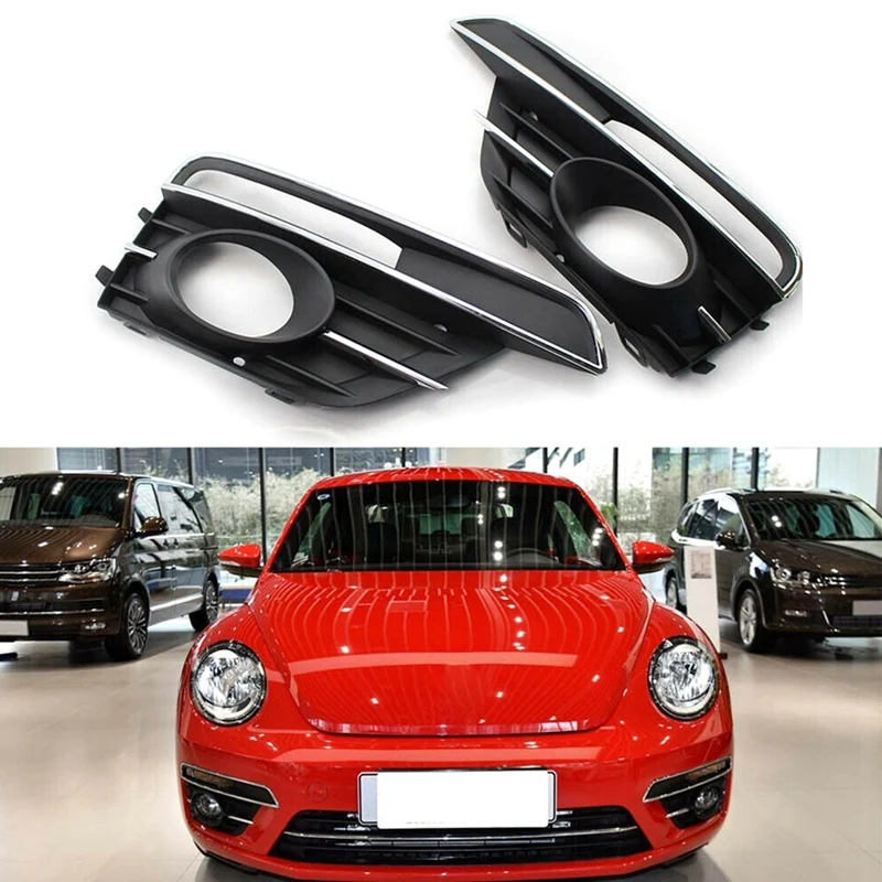 

Fog Light Cover Grille Car Fog Lamp Cover Grille 5C5854661J 5C5854662J For Volkswagen Beetle Beetle 2016-2019