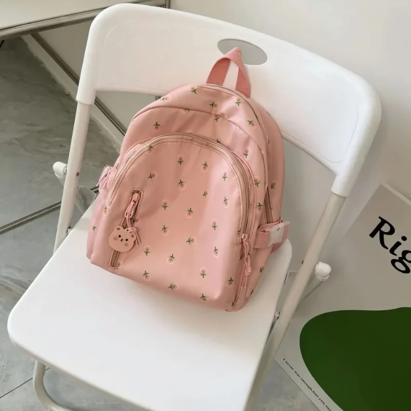 Casual Floral Prints Women Backpack Girls Bookbags Large Capacity Students School Bags Travel Backpack Spring Backpack