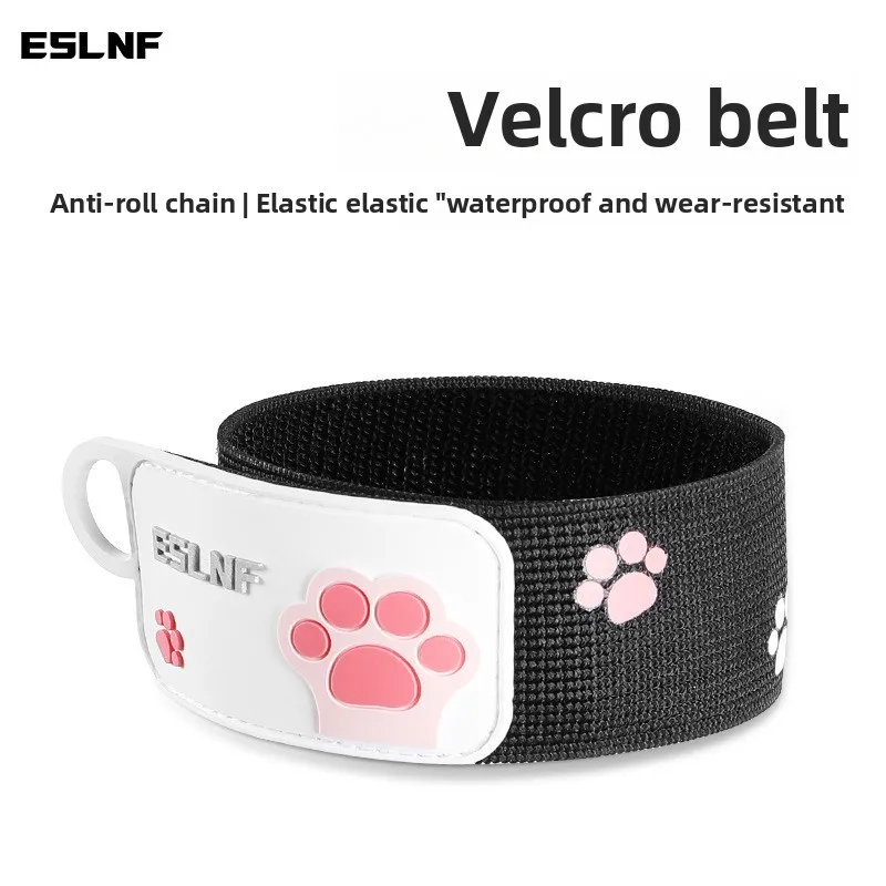 ESLNF Bicycle Drawstring, MTB Road Bike Safety Riding Strap, Cute Cat Pants Strap, Arm Strap, Bicycle Equipment Accessories