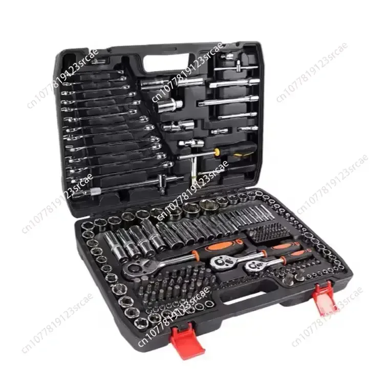 216 Piece Herramientas Auto Repair Spanner Ratchet Wrench Steel Car Tool DIY Automotive Mechanic Home Tool Kit Set