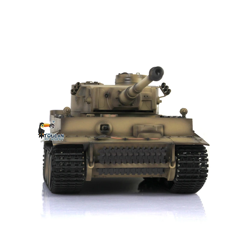 

7.0 HENG LONG RC Tank Metal Tiger I 1/16 3818 Barrel Recoil Remote Control Car RC Toys for Boys Model TH17266