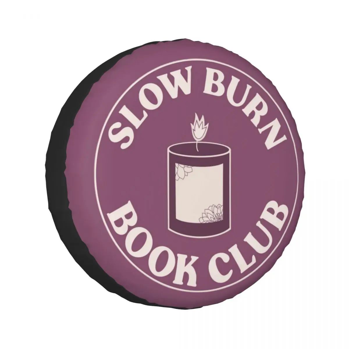 

Чехол на запасное колесо Rose Slow Burn Book Club для Jeep SUV RV 4WD Vehicle 4x4, защитные чехлы для колес 14 дюймов, 15 дюймов, 16 дюймов, 17 дюймов