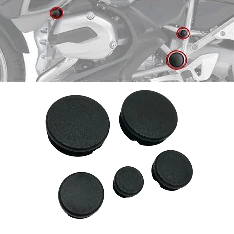 

5PCS For BMW R1200RT R1250RT Frame Hole Cover Caps Plug Decorative Frame Cap Set R1200 RT R 1250RT 2014-2023 2020 2021 2022