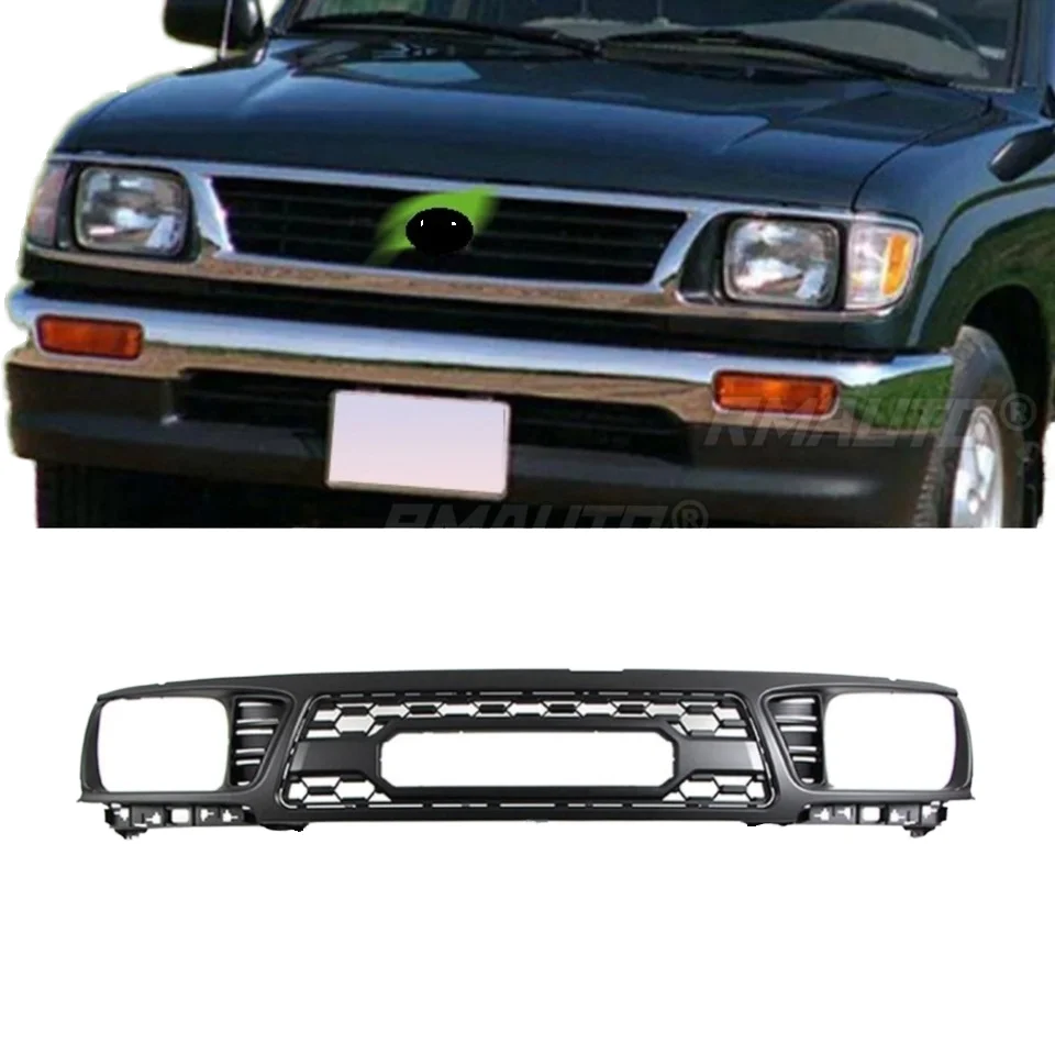 

Светодиодный спортивный дизайн, решетка переднего бампера для Toyota Tacoma 1995-1997 гоночного автомобиля, решетка, комплект кузова, аксессуар