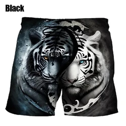 Summer Hot Sale Fashion Animal Tiger 3d Printing Cool Beach Shorts Pants Men's Women Kids Casual Swimming Trunks Homme