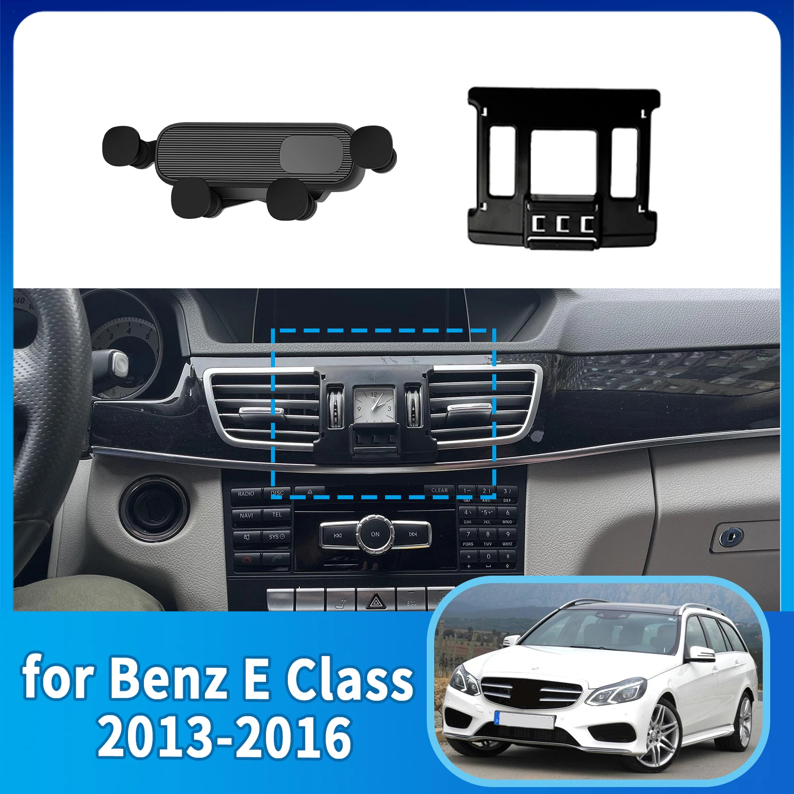 

for Mercedes Benz E Class W212 2013 2014 2015 2016 GPS Bracket Navigation Stand Auto Accessories Car Mobile Phone Holder