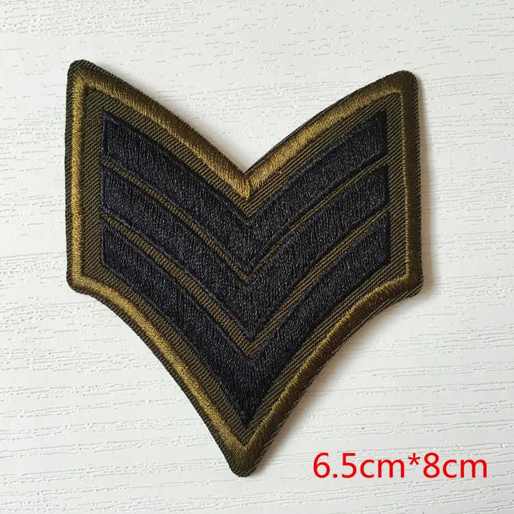 High Quality 1pcs Military Motif Embroidery Patches for Clothing Sew Iron on Clothes Eagle Badge Patch Stripes Army Applique DIY