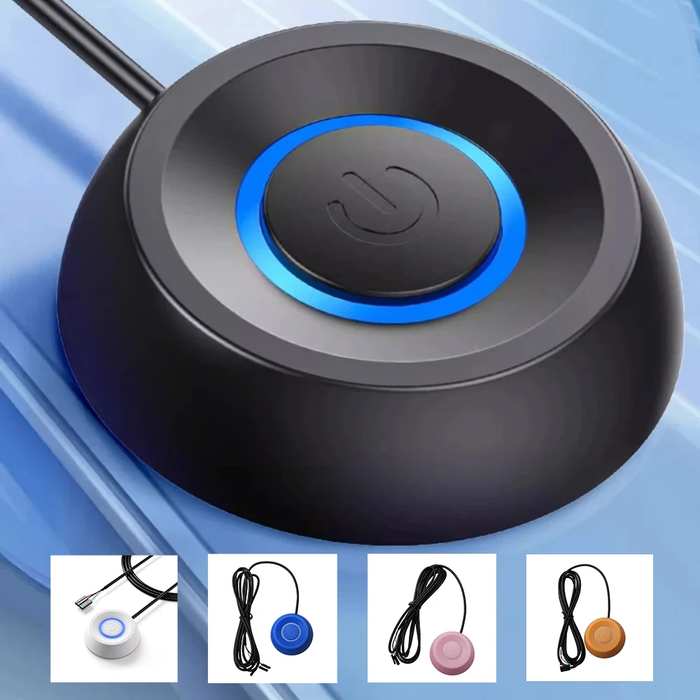 Computer Desktop Mobile Switch Button PC Motherboard External Boot On/Off Button Extension Cable Power On Button For Home Office