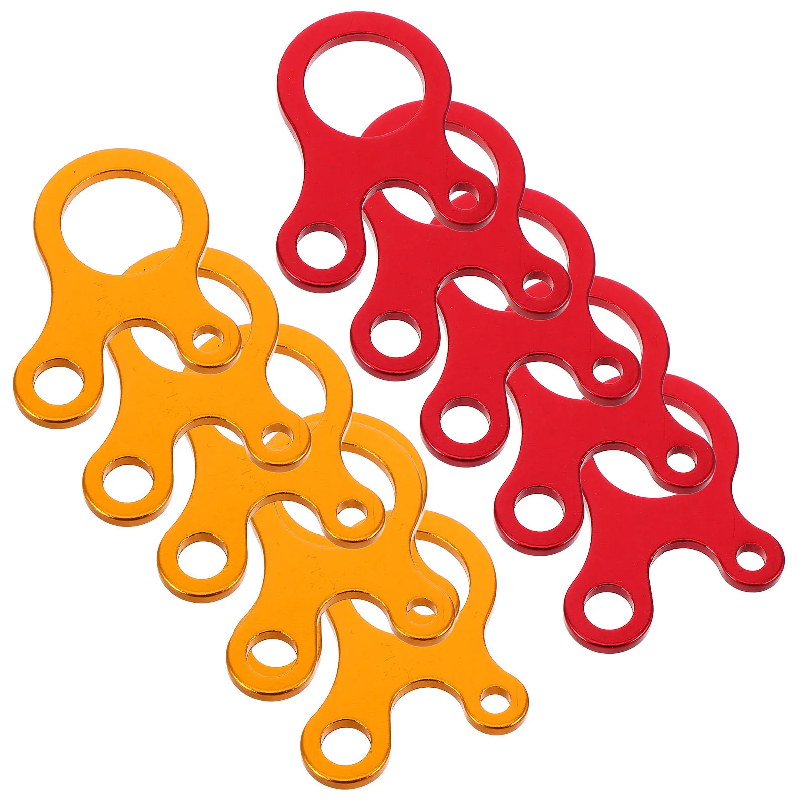 

10 Pcs Windproof Tent Accessories Heavy Duty Rope Tensioner Fixing Buckle Guyline Tightener Wear Resistant Camping Hiking