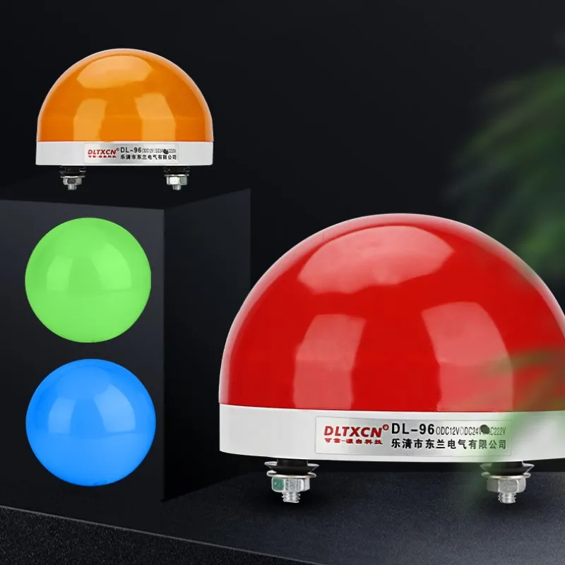 

Mini Signal Indicator Light Steady Flashing Led Light with 101db Buzzer 3W 12V 24V 220V DL96 Industrial Use