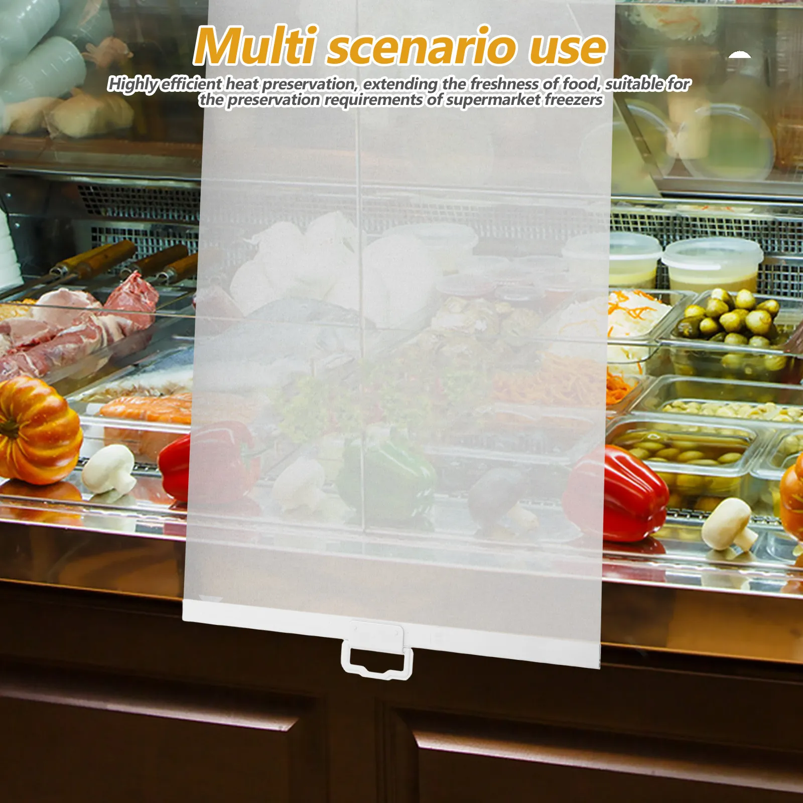 Insulated Cabinet Curtain Heat Resistant Warm Retention Door Screen Kitchen Cold Storage Thermal Insulation Energy Saving Door