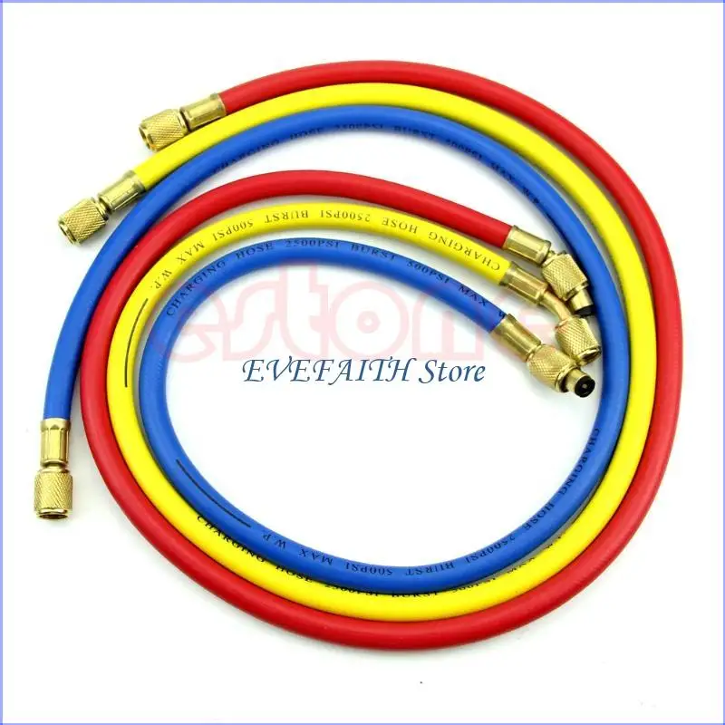 

124B Air Conditioning Refrigerants Recharge Charging Hose Pipe for HVAC R22 R502