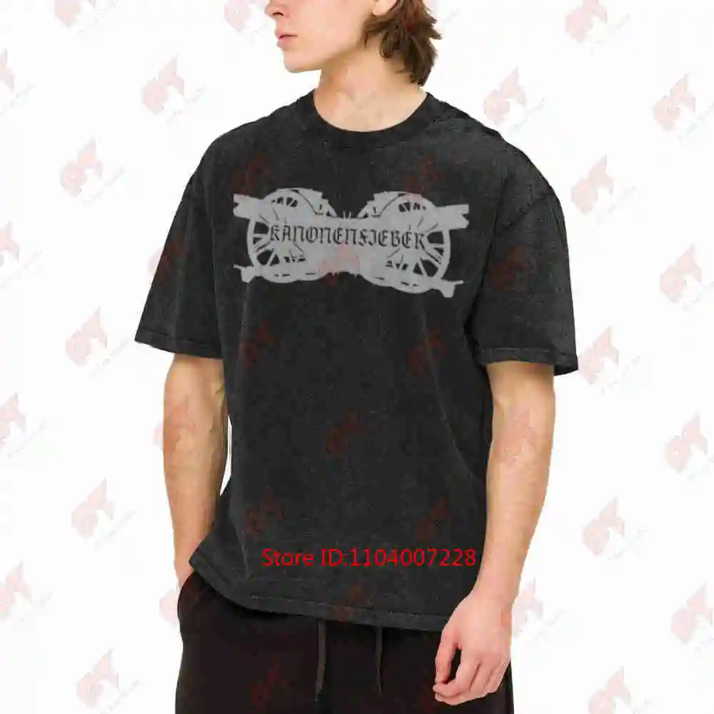 Cannon Fever Original Catastrophe Vintage Washed Tee Pure Cotton T-Shirt