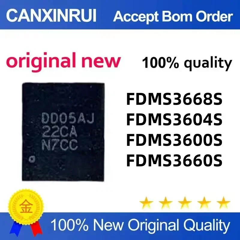 

(5 pieces) FDMS3604S 22CA FDMS3600S 220A 3668S FDMS3660S 22CF 070D 07OD