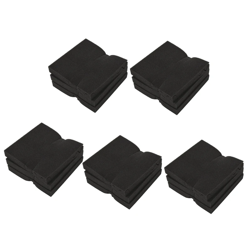 30Pcs 30X30X4CM Soundproofing Acoustic Foam Tiles Noise Sound-Absorbing