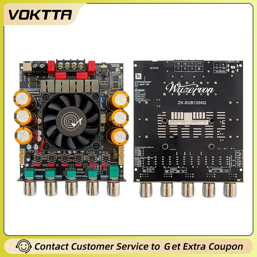 

ZK-SUB1200Q APTX HD Bluetooth цифровой усилитель плата 600 Вт двойной чип TPA3255 высококачественный звук с удлинителем сабвуфера