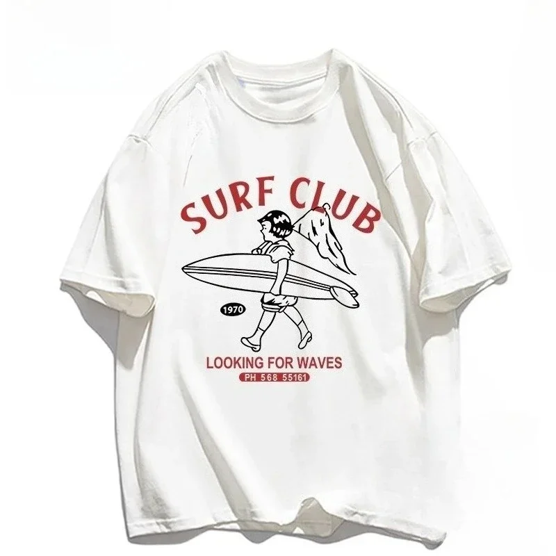 

Summer Women's American Retro Trend Vintage Women Clothing Graphic T Shirts Aesthetic Clothes Harajuku Personality Y2K Top