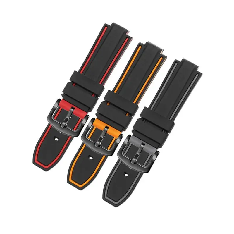 CICIDD Appropriative Interface Silicone Watchband For Casio Rubber Watchstrap GST-B400 B200 Convex Resin Watch Chain Men