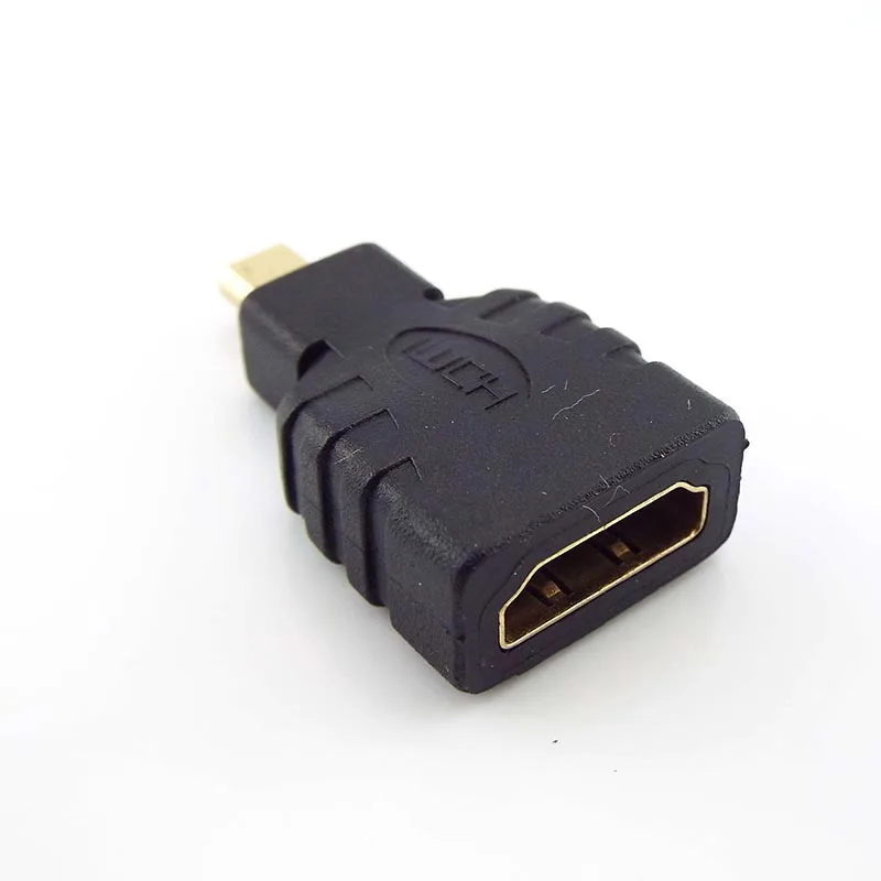 1-5Pcs Micro HD MI-compatible Male to Female Adapter Type D to A HD Connector Converter Adapter for Xbox 360 for PS3 HDTV L19